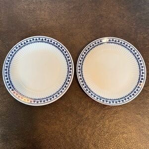 English Ironstone Adams Brentwood Bread Plates